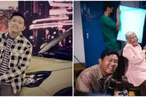 7 Momen kenangan Denny Caknan & Mbah Minto, syuting video klip bareng