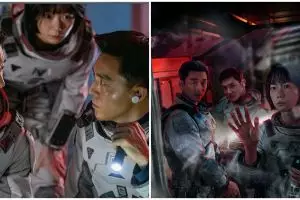 9 Potret pemain drama Korea The Silent Sea pakai baju astronot 8,5kg