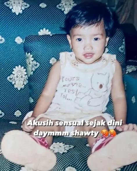 Potret masa kecil Fuji © 2021 Instagram