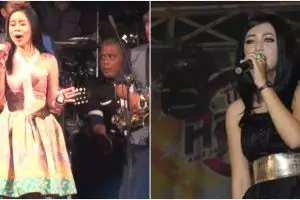 Foto lawas 10 pedangdut di orkes keliling, Nella Kharisma cetar