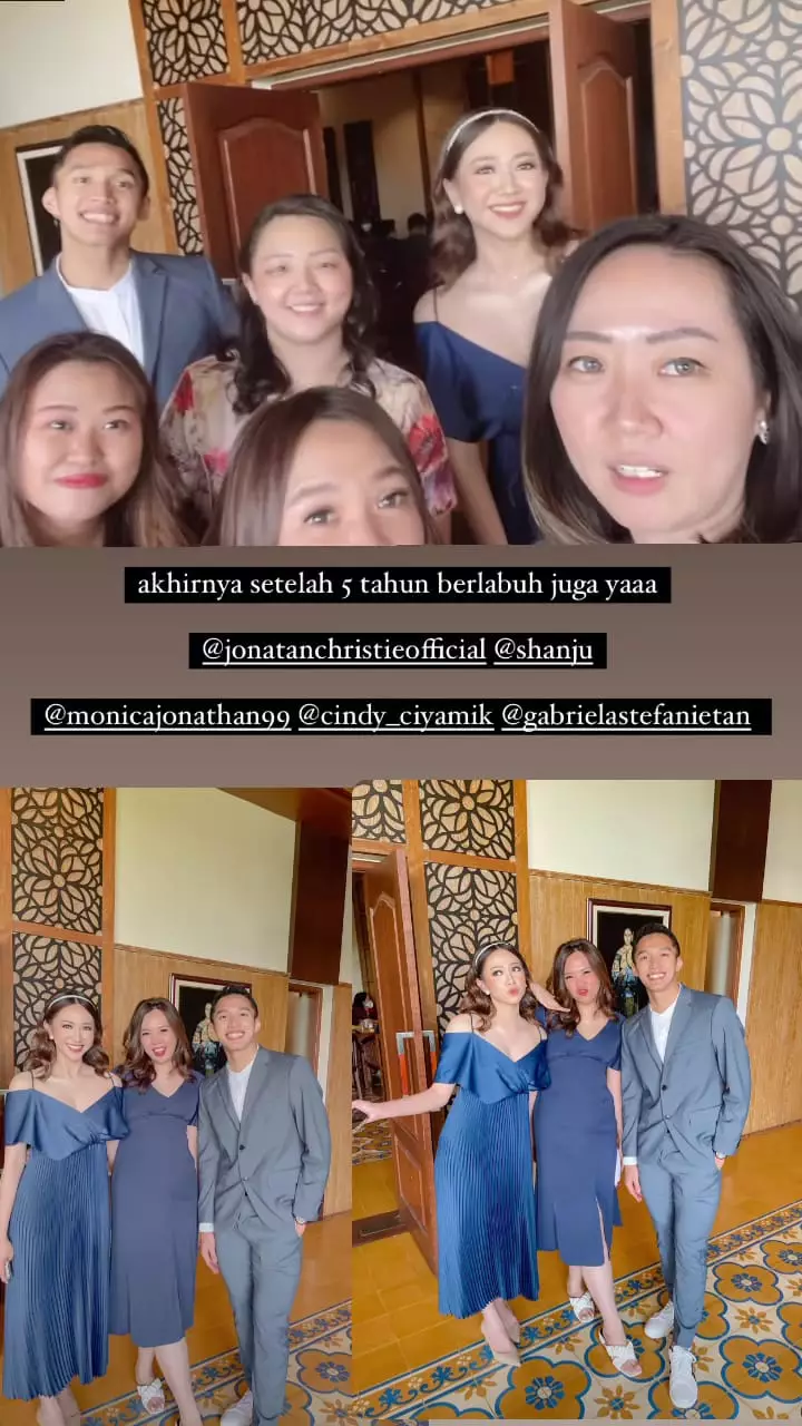 momen lamaran jonathan cristie dan shanju © instagram momen lamaran jonathan cristie dan shanju © instagram