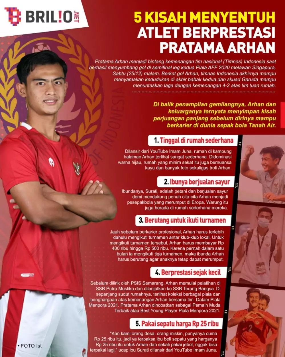 INFOGRAFIS KISAH MENYENTUH ATLET BERPRESTASI PRATAMA ARHAN © 2021 brilio.net INFOGRAFIS KISAH MENYENTUH ATLET BERPRESTASI PRATAMA ARHAN © 2021 brilio.net