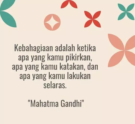 Motto hidup bahagia © berbagai sumber