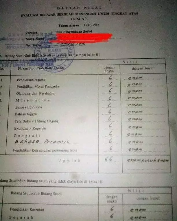 tulisan di rapor malah lucu banget © 2021 berbagai sumber