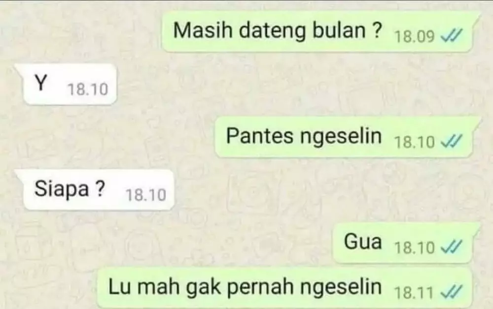 chat lucu pacar insecure malah kasihan © 2021 instagram.com