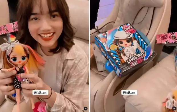 isi hadiah Thariq untuk Fuji © 2021 brilio.net