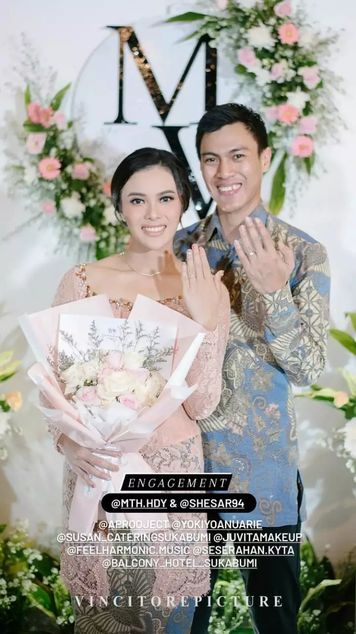 momen lamaran atlet olahraga © instagram momen lamaran atlet olahraga © instagram