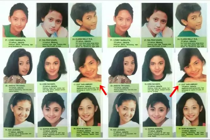 potret lawas cut tari jadi model gadis sampul © berbagai sumber