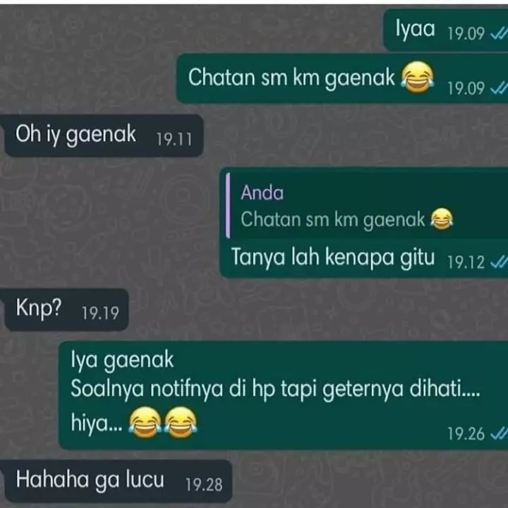 chat kalau orang malas digombalin © 2021 instagram.com chat kalau orang malas digombalin © 2021 instagram.com