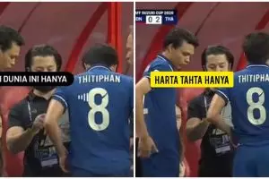 13 Meme lucu Thitiphan Puangchan di final Piala AFF 2020, menggelitik