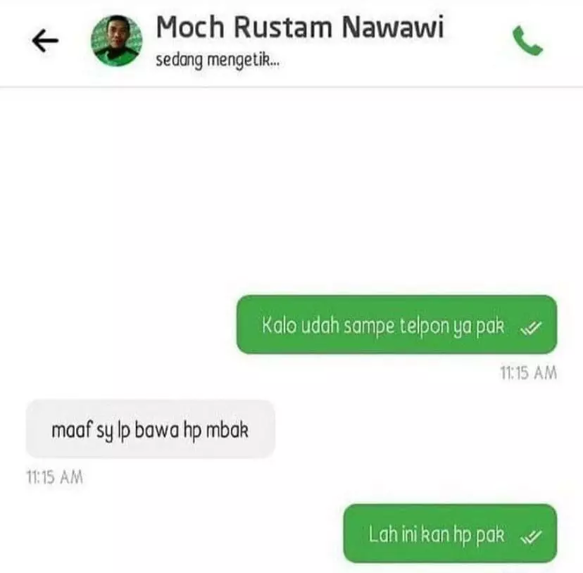 driver ojek online malah salah ngasih tahu © 2021 instagram.com driver ojek online malah salah ngasih tahu © 2021 instagram.com