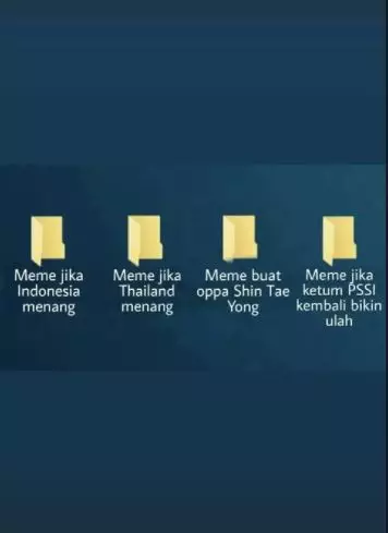 meme usai indonesia dibantai thailand © 2021 berbagai sumber