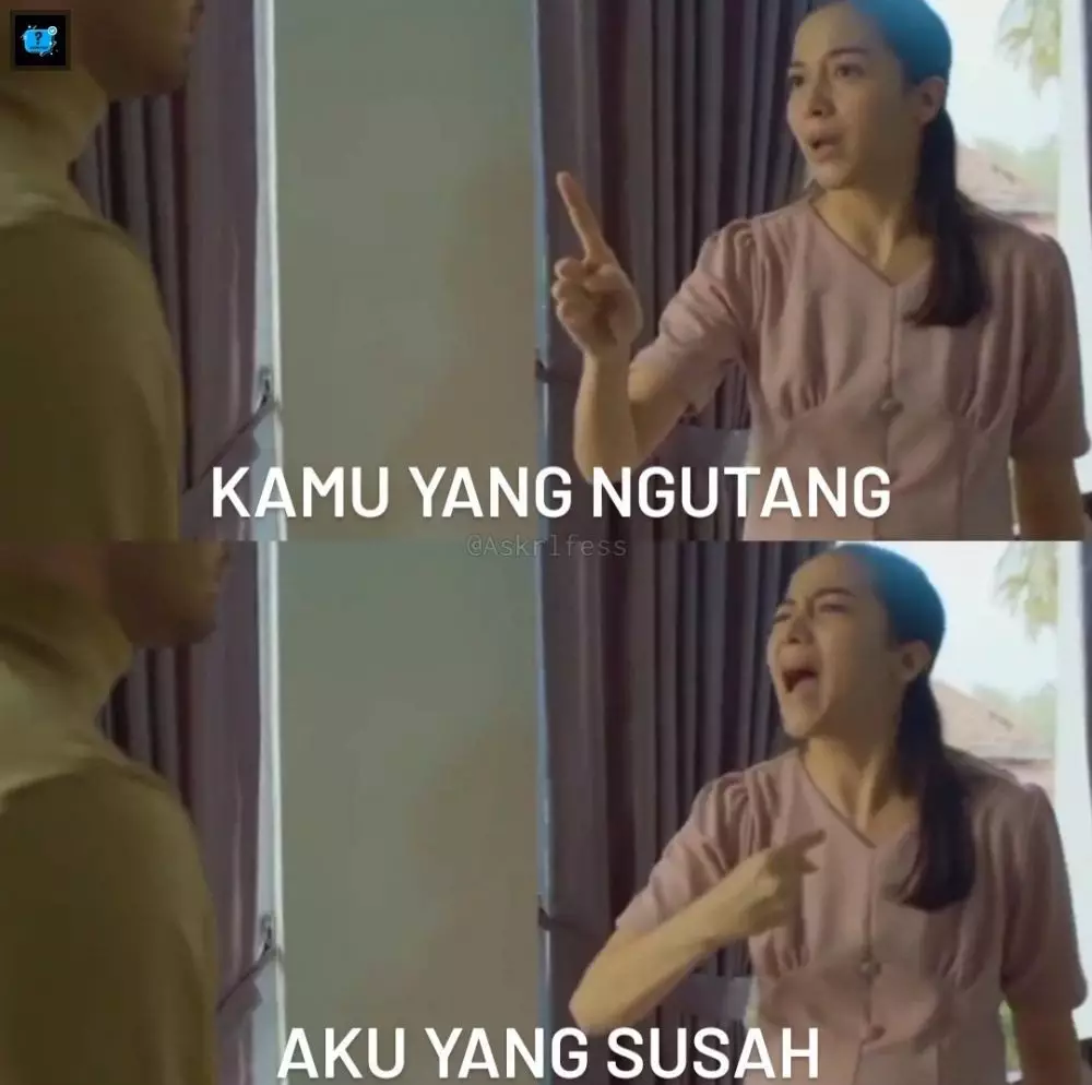 meme pelesetan serial Layangan Putus © berbagai sumber