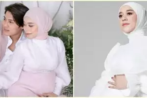 Baru terekspos, ini 9 momen bahagia Lesty Kejora jalani 7 bulanan