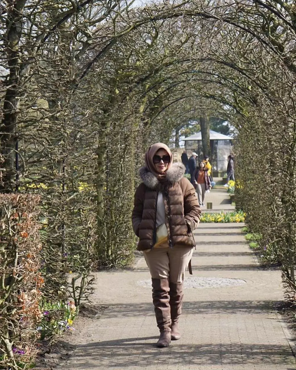 gaya Amy Qanita liburan ke Eropa Instagram/@amy_r_qanita