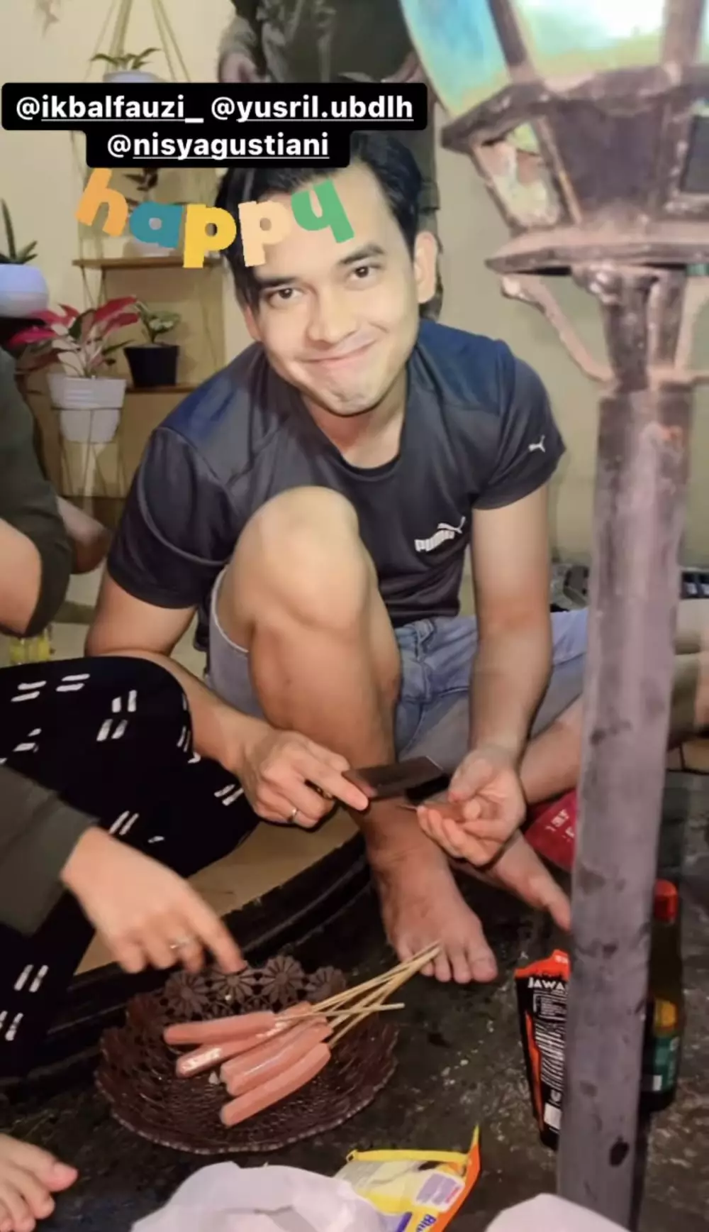 Tahun baruan pemain ikatan cinta Instagram