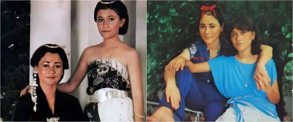 9 Potret lawas Almarhum Suzzanna & anaknya Kiki Maria, penuh kenangan