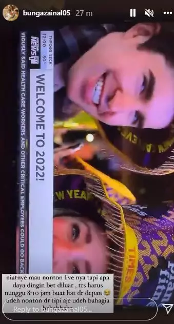 seleb rayakan tahun baru di luar negeri © 2022 brilio.net