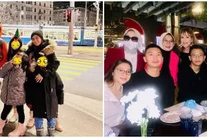 Momen 11 seleb rayakan tahun baru di luar negeri, nikmati musim dingin