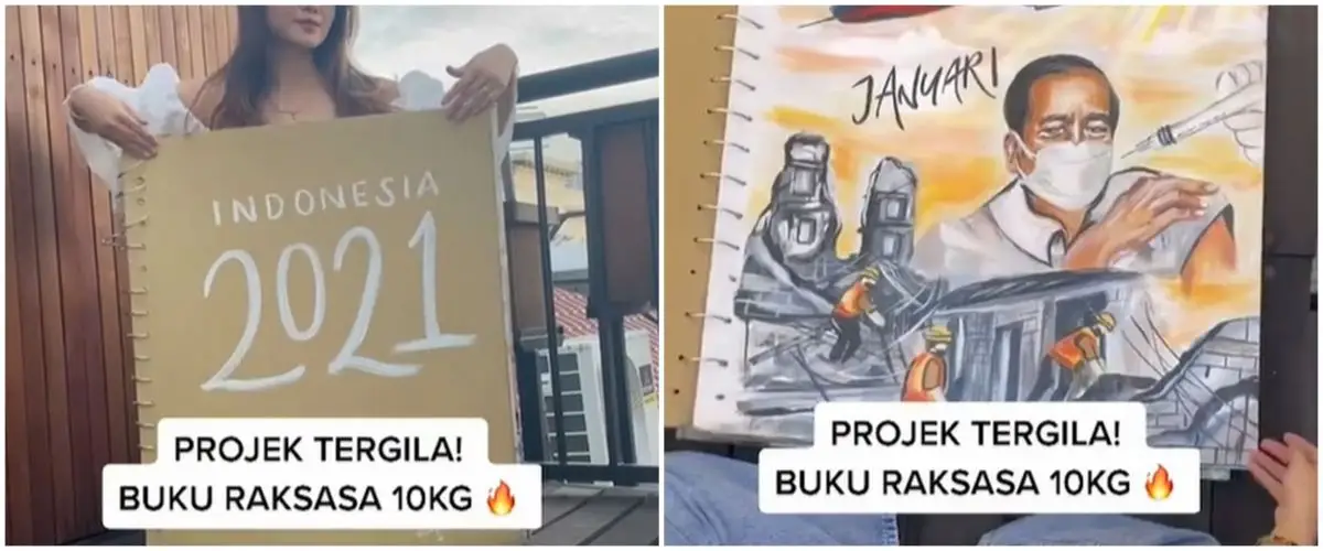 Kenang Vanessa Angel & Laura Anna lewat lukisan, aksi cewek ini dipuji