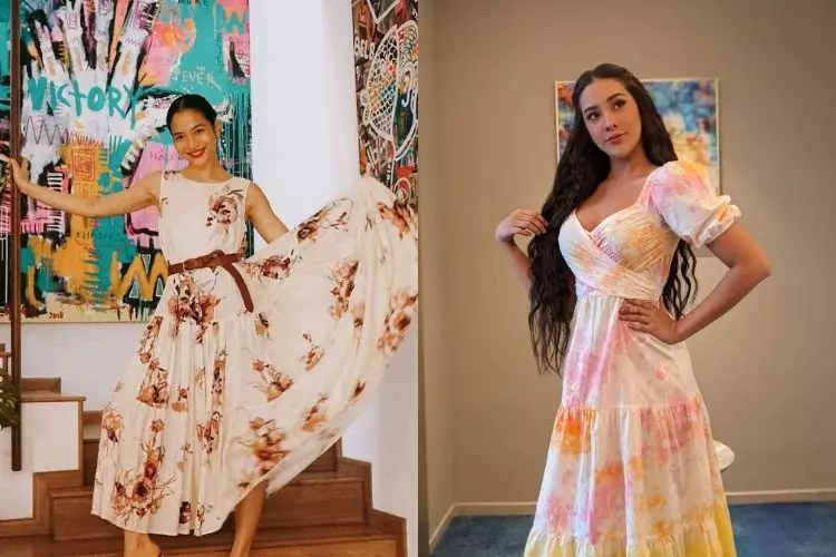 beda gaya Putri Marino dan Anya Geraldine © Instagram