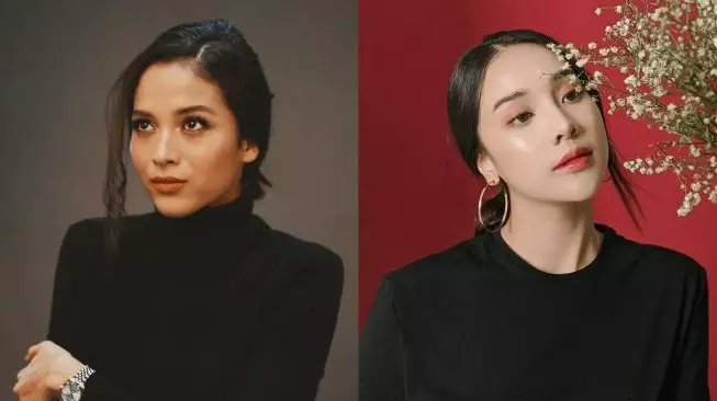 beda gaya Putri Marino dan Anya Geraldine © Instagram