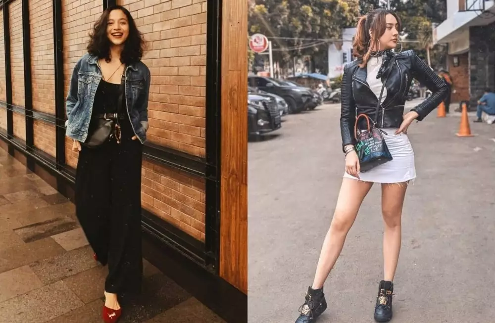 beda gaya Putri Marino dan Anya Geraldine © Instagram
