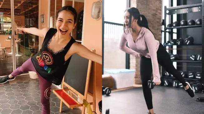 beda gaya Putri Marino dan Anya Geraldine © Instagram