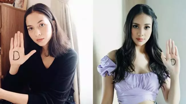 beda gaya Putri Marino dan Anya Geraldine © Instagram