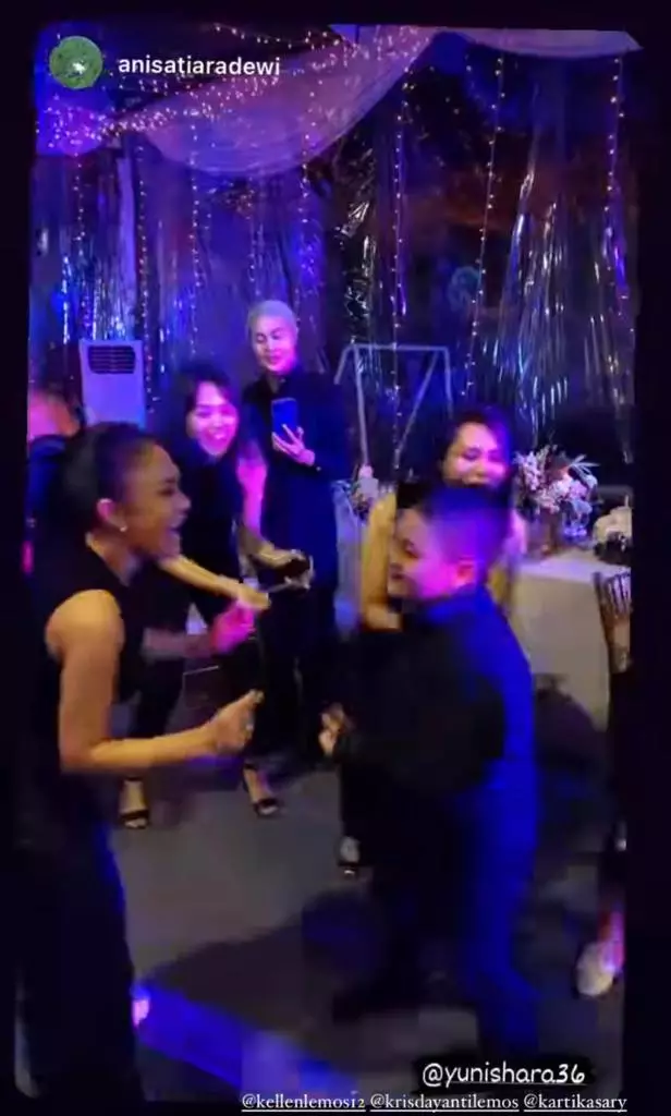 Tahun baruan yuni shara instagram