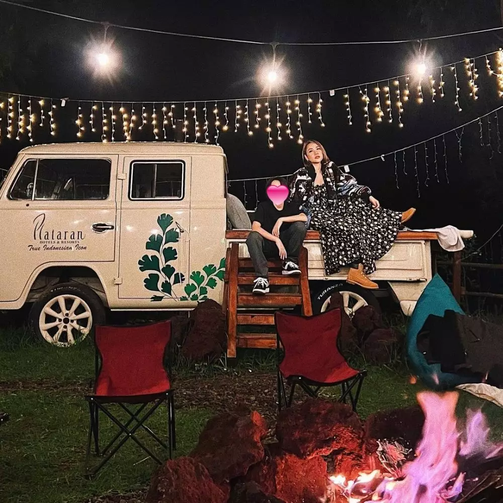 penampilan BCL keren abis saat piknik tahun baru Instagram