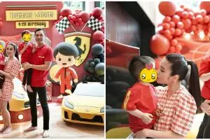 9 Momen ulang tahun Raphael Moeis yang ke-4, usung tema Ferari