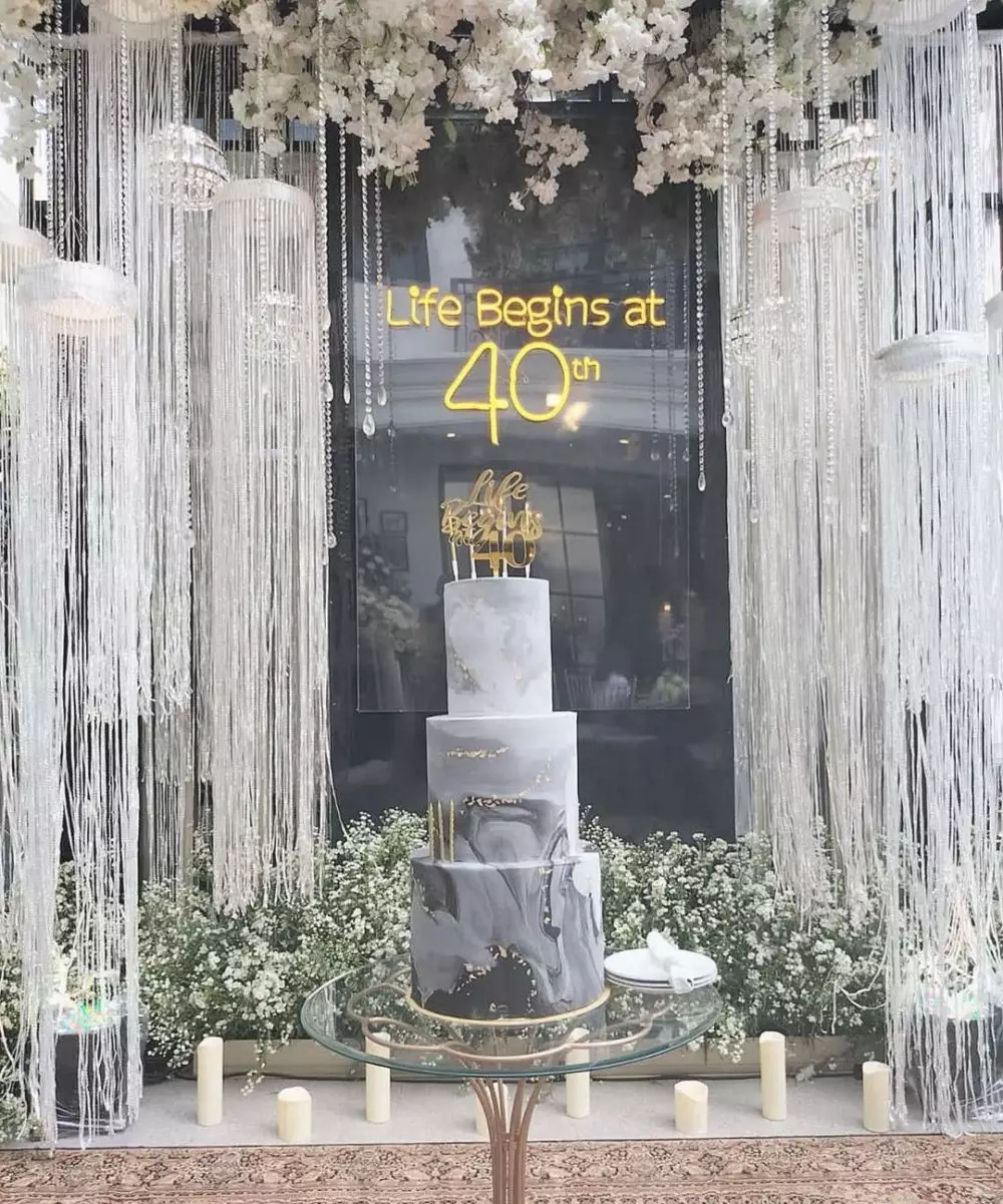 potret ulang tahun ivan gunawan ke-40 © instagram