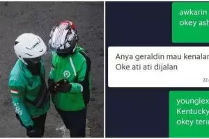 11 Chat lucu adu pantun driver ojek online, endingnya ngeselin