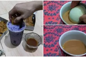 11 Momen lucu orang asal cocol makanan, caranya kocak