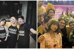 Potret kedekatan Fuji bareng 5 geng 'sultan', dijuluki rich aunty