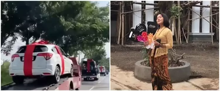 Penampakan tiga mobil mewah kado ulang tahun warga Pati yang viral