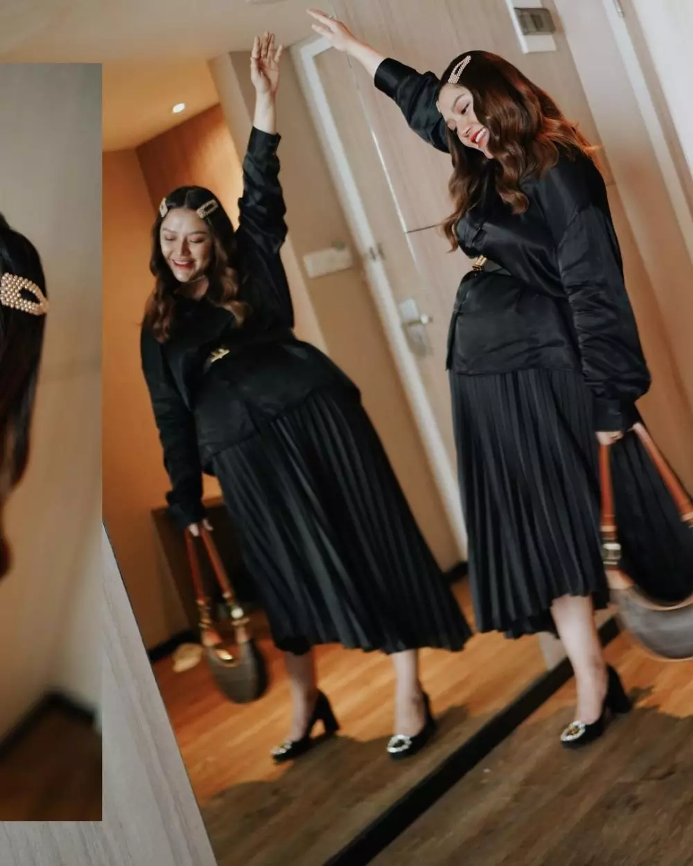 ide outfit hamil ala Siti Badriah © berbagai sumber