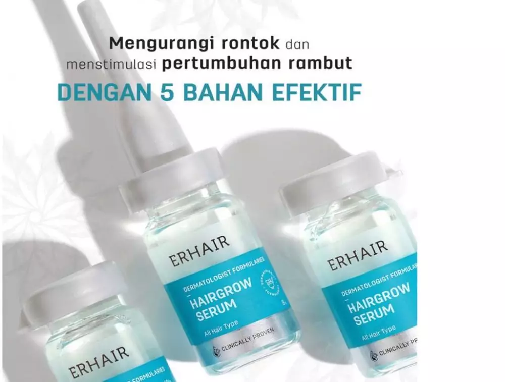 Rekomendasi serum untuk rambut rontok berbagai sumber