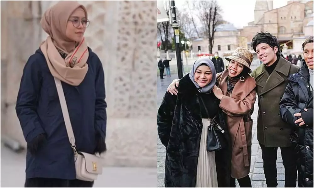 beda gaya Lesty Kejora & Aurel Hermansyah di Turki Berbagai sumber  beda gaya Lesty Kejora & Aurel Hermansyah di Turki Berbagai sumber