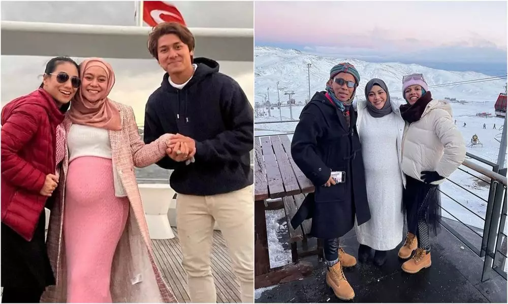beda gaya Lesty Kejora & Aurel Hermansyah di Turki Berbagai sumber  beda gaya Lesty Kejora & Aurel Hermansyah di Turki Berbagai sumber