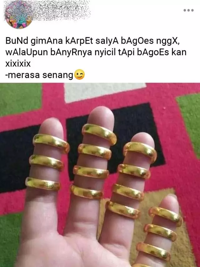 orang pakai perhiasan nyeleneh © berbagai sumber