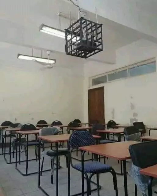 penampakan lucu di ruang kelas © Instagram