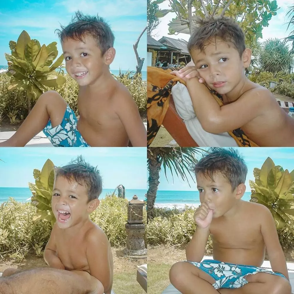 masa kecil pemain layangan putus © instagram masa kecil pemain layangan putus © instagram