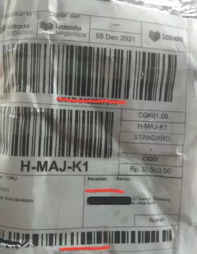 nama orang di kiriman paket aneh-aneh © Twitter nama orang di kiriman paket aneh-aneh © Twitter