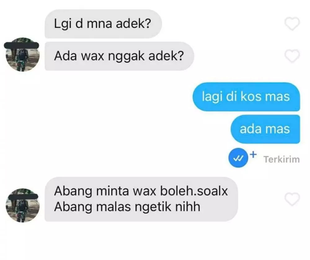 ngasih tahu nomor WA ke teman lucu © berbagai sumber