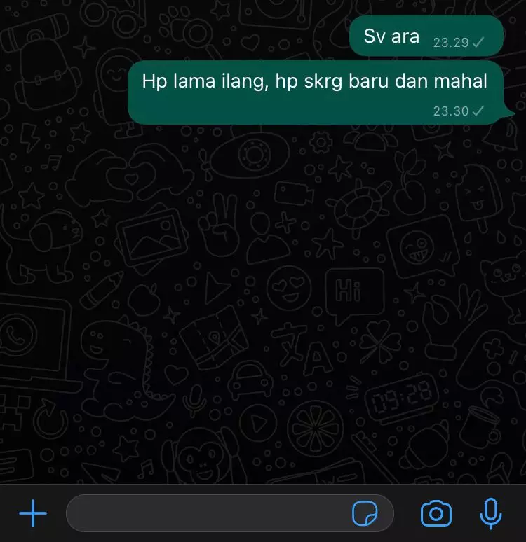 ngasih tahu nomor WA ke teman lucu © berbagai sumber