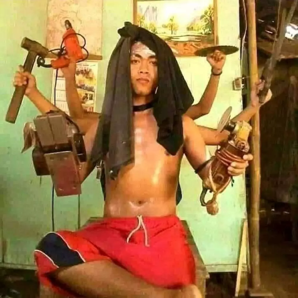 momen orang asal aja bergaya jadi lucu © Instagram