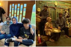 9 Pemotretan terbaru keluarga Andre Taulany, mengusung adat Jawa