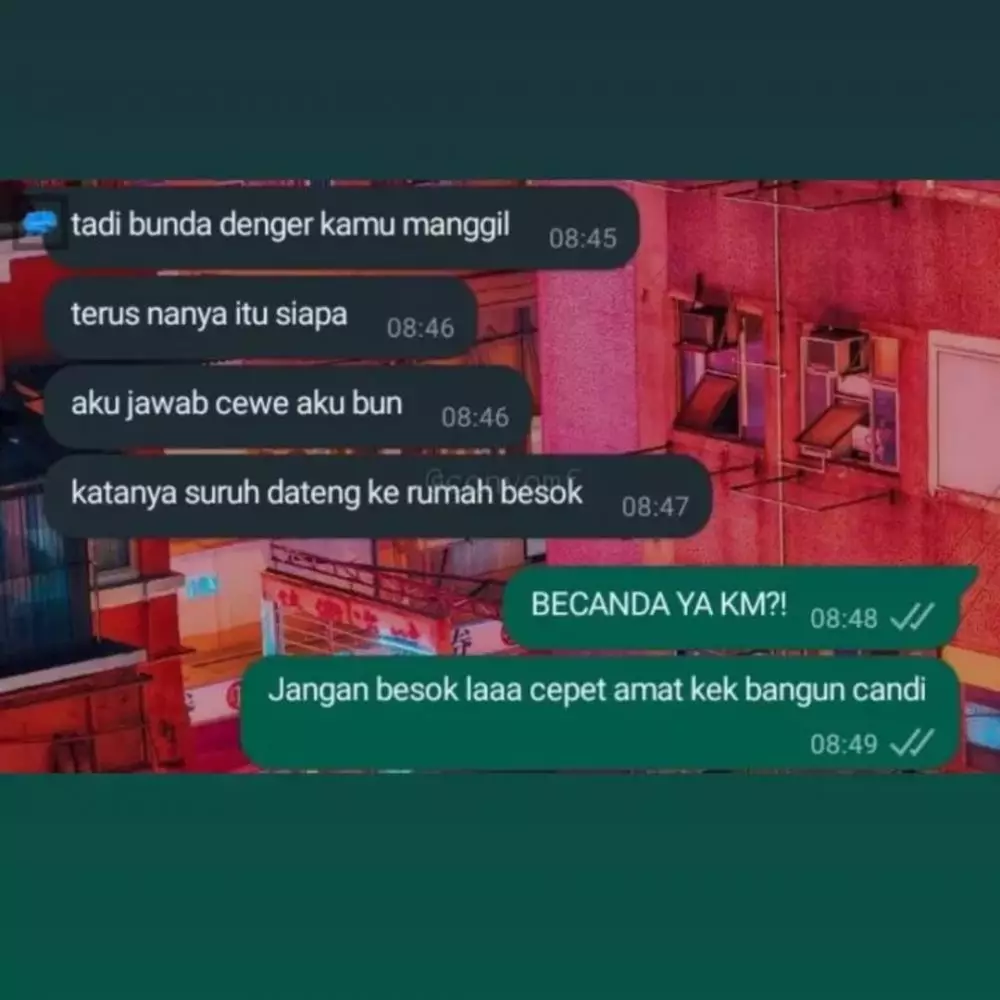 chat maksa mau pacaran geregetan © Instagram chat maksa mau pacaran geregetan © Instagram